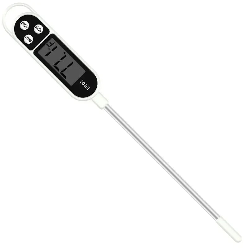 Instant Read Digital Meat Thermometer with Probe for Cooking, BBQ & Food – LCD Display